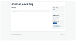 Desktop Screenshot of adriannejames.com